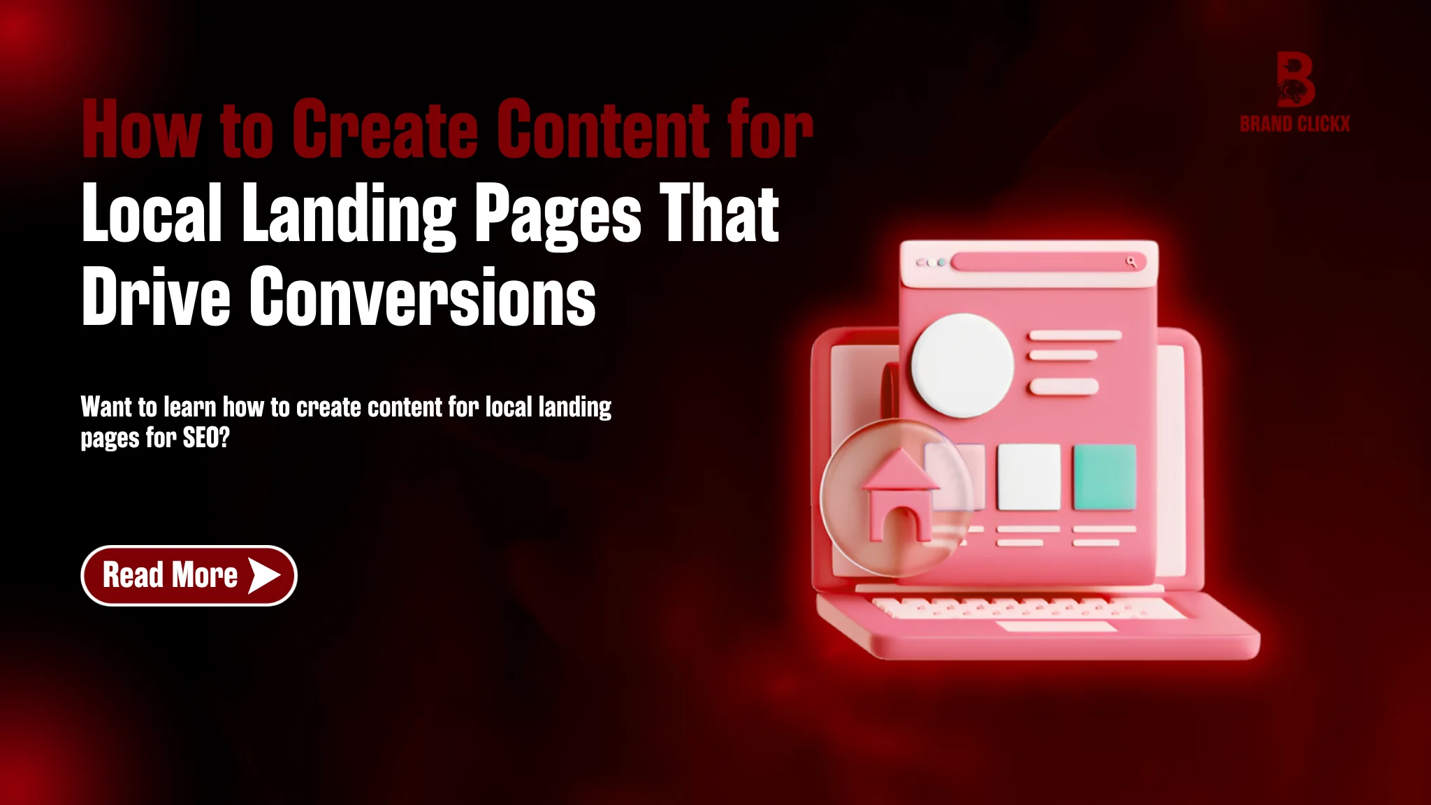 how to create content for local landing pages