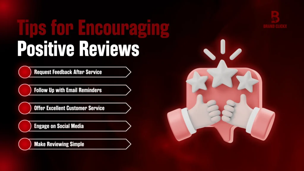 Tips For encouraging positive reviews