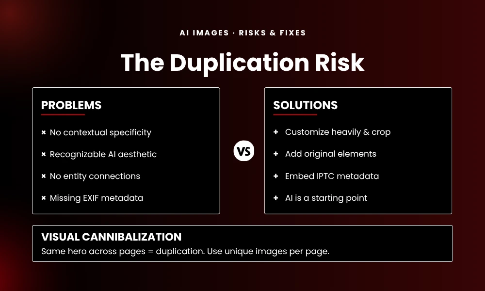 | Image Search Techniques A Complete Visual SEO Guide (2026) The split signal problem breakdown for duplicate images canonicalization and ranking suppression hazards