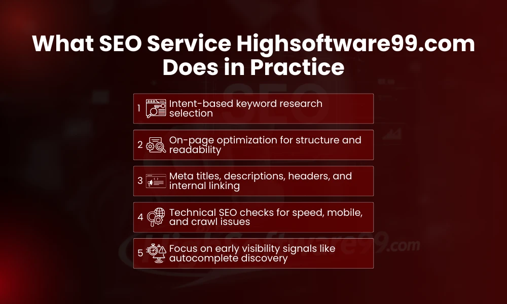 | Ultimate Guide to SEO Service Highsoftware99.com What SEO Service Highsoftware99.com Does in Practice