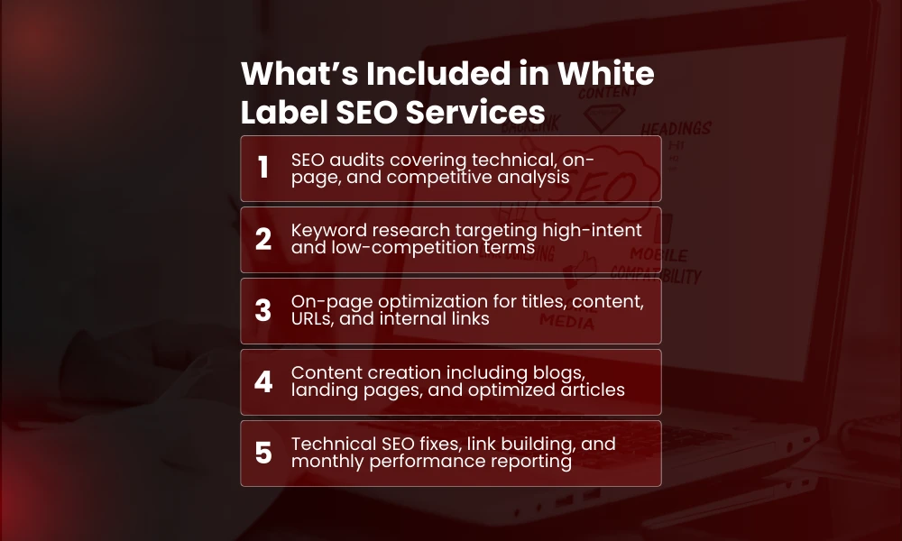 | White Label SEO Services: What’s Included & How to Choose What’s Included in White Label SEO Services