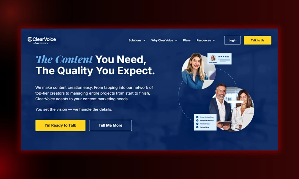 | 15 SaaS Email Marketing Agencies with 40%+ Open Rates ClearVoice content quality: Strategic talent network for top email marketing agencies by BrandClickX.