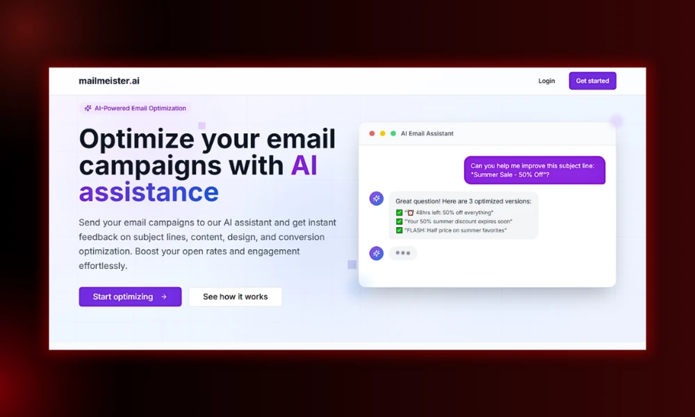 | 15 SaaS Email Marketing Agencies with 40%+ Open Rates EmailMeister AI dashboard: How modern email marketing agencies optimize SaaS campaigns - BrandClickX.