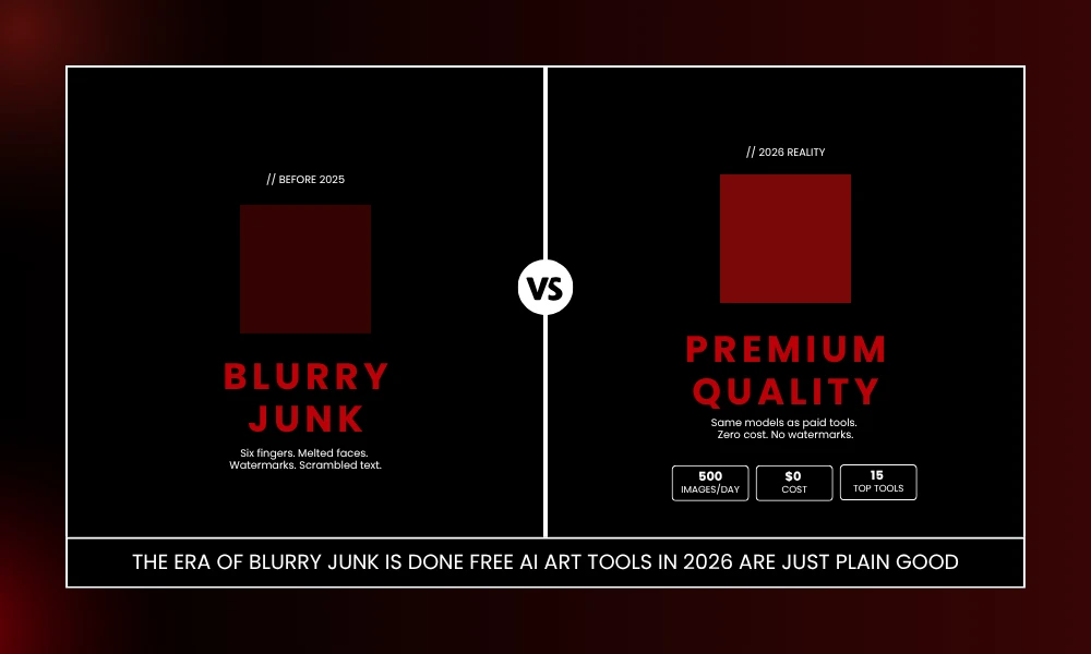 | 15 Free AI Art Tools That Rival Premium Software BLURRY JUNK vs PREMIUM QUALITY