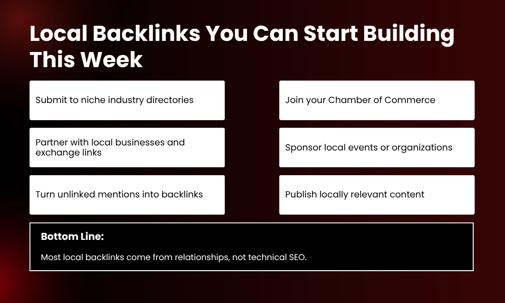 | Local Link Building Services for Small Businesses: Beyond the Google Business Profile Local Backlinks You Can Start Building This Week