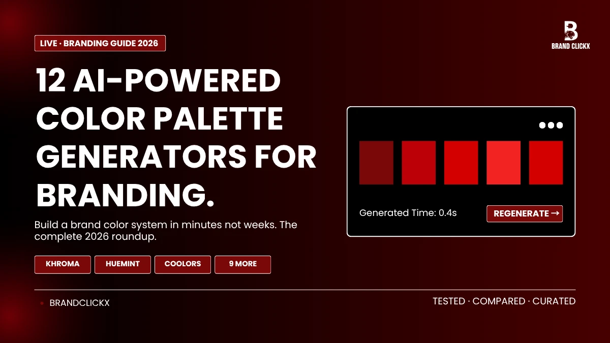 12 AI-POWERED COLOR PALETTE GENERATORS FOR BRANDING. 12 AI-POWERED COLOR PALETTE GENERATORS FOR BRANDING.