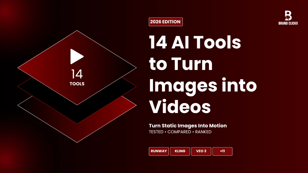 14 AI Tools to Turn Images into Videos 14 AI Tools to Turn Images into Videos