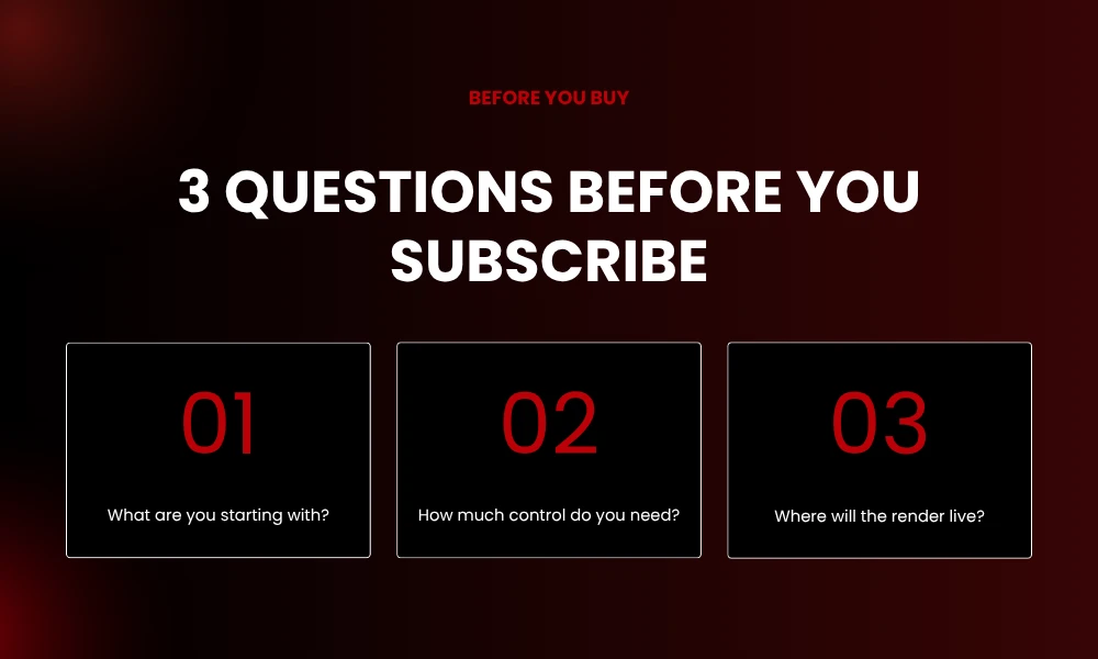| 9 AI Tools for Generating 3D Product Renders in 2026 3 Questions Before You Subscribe