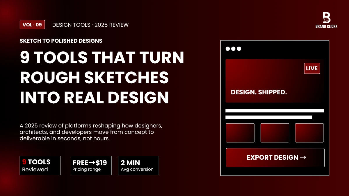 9 TOOLS THAT TURN ROUGH SKETCHES INTO REAL DESIGN 9 Tools for Turning Sketches into Polished Designs