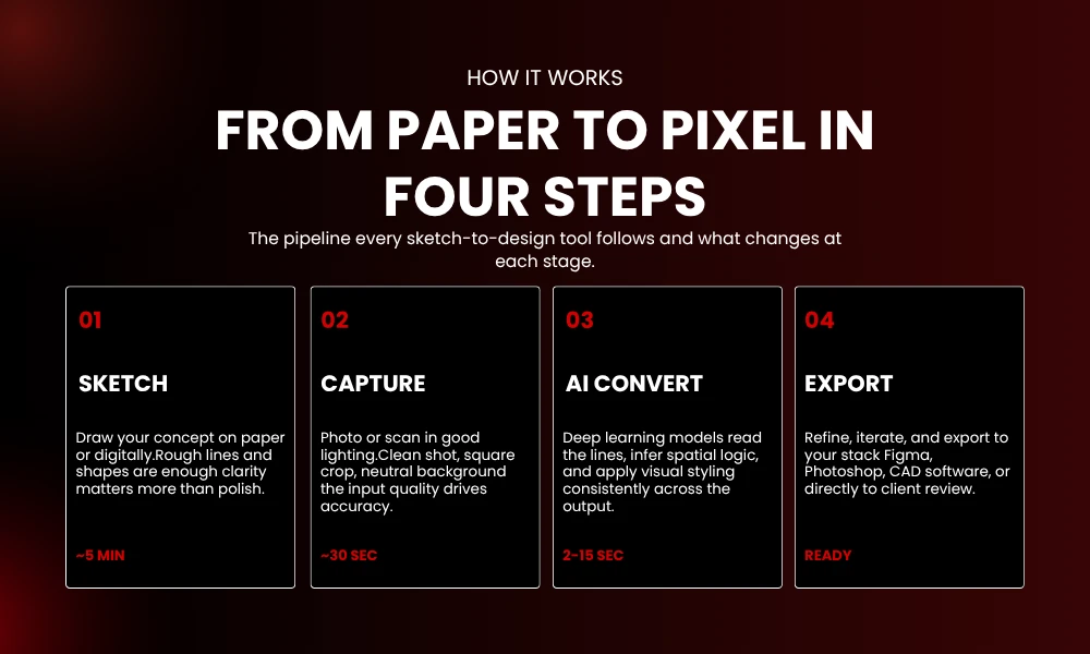 FROM PAPER TO PIXEL IN FOUR STEPS