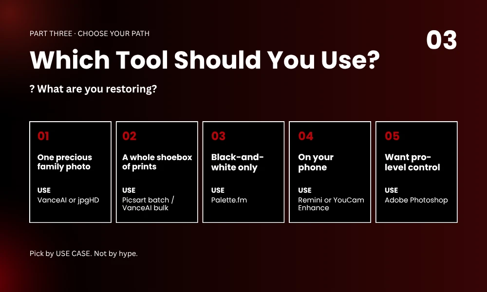 | 10 AI Tools for Restoring and Enhancing Old Photos Which Tool Should You Use