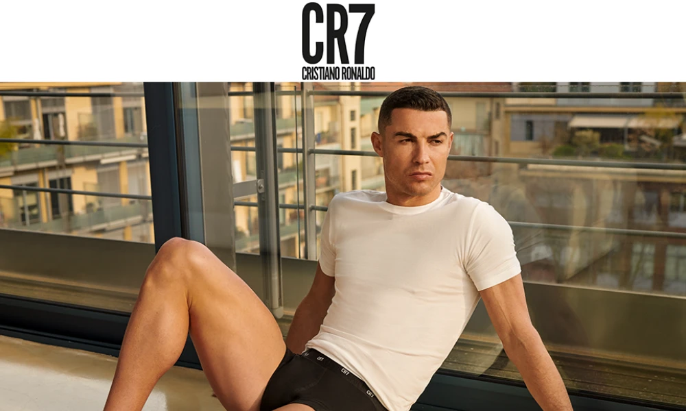 | CR7: The Complete Guide to Cristiano Ronaldo's Brand Empire (2026) Product display photo showcasing Cristiano Ronaldo wearing the premium CR7 underwear line