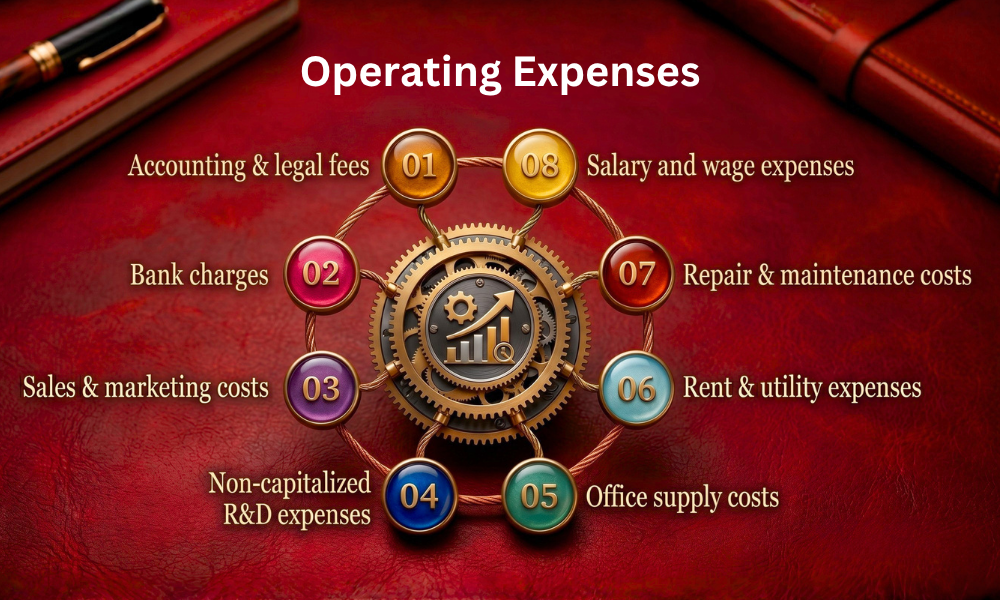 | Why Package Scheme of Incentives Drive Emerging Growth Breakdown of business operating expenses including rent utility and maintenance costs infographic