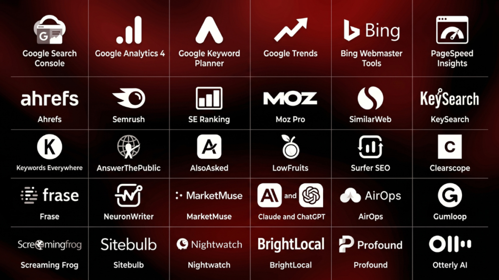30 Best SEO Tools in 2026 The 30 best SEO tools ranked and reviewed for the post core update web infographic banner by BrandClickX