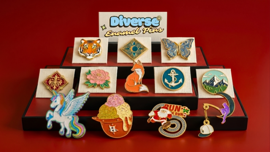 Diverse Enamel Pinks | Guide to Pin Selection for Small Business Brand Marketing