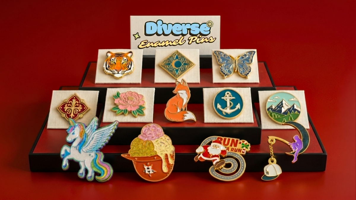 Diverse Enamel Pinks | Guide to Pin Selection for Small Business Brand Marketing
