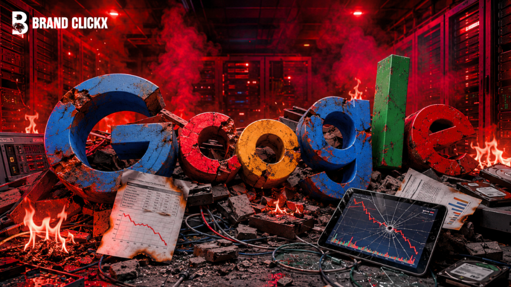 Google search decline amid AI disruption and changing SEO landscape