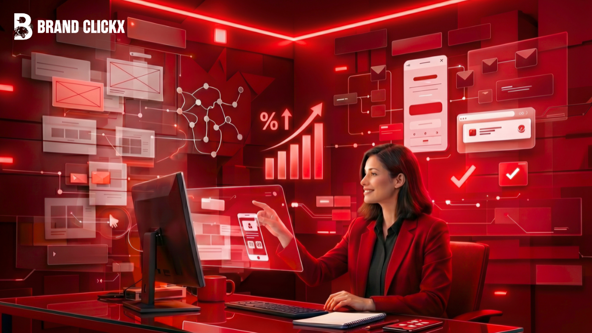 Digital marketing expert analyzing SEO growth data