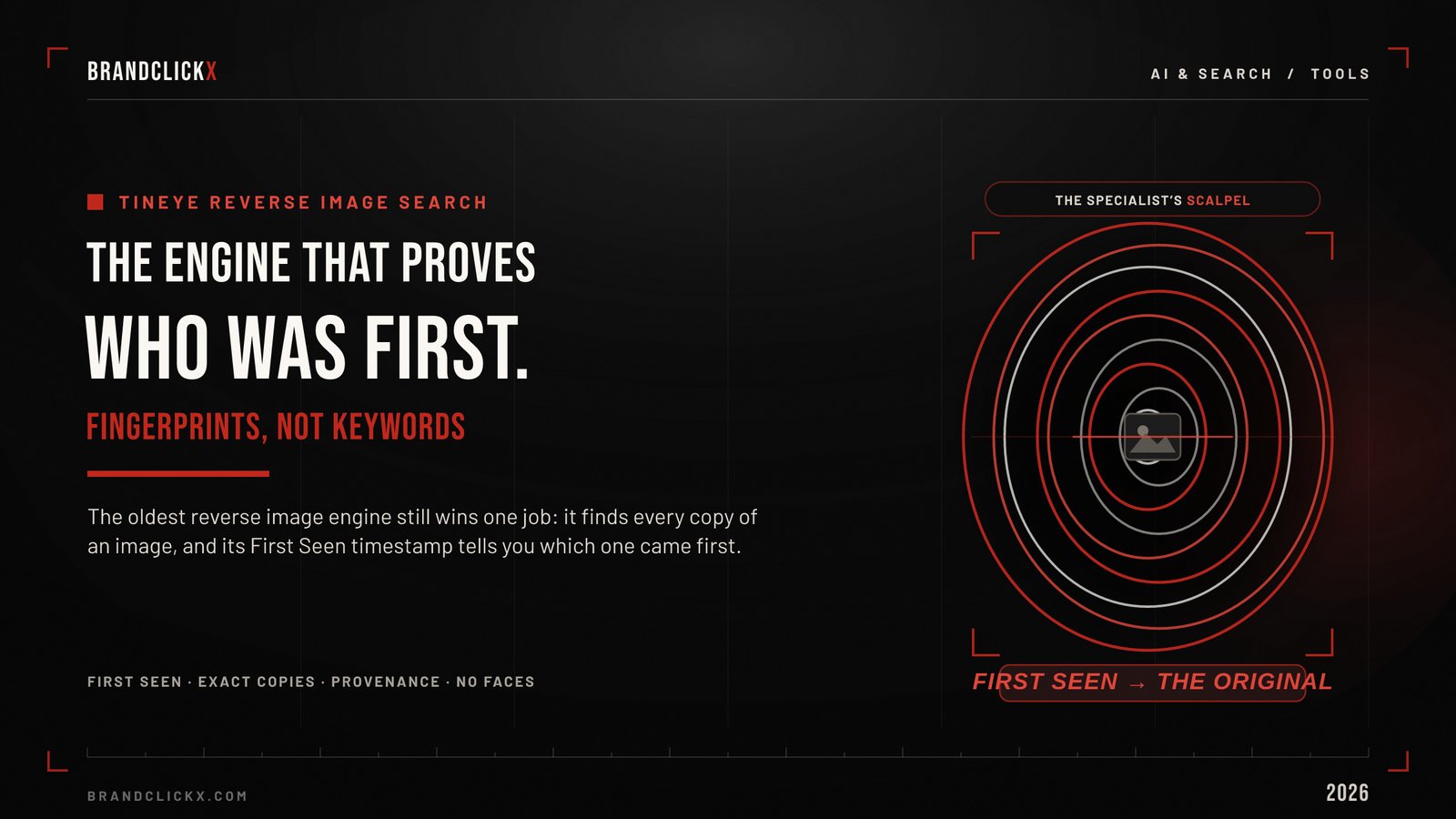 TinEye reverse image search provenance infographic