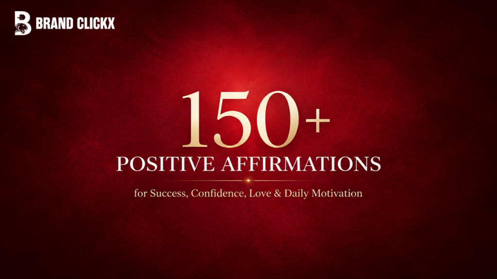Artboard 18 150+ Positive Affirmations for Success, Confidence, and Motivation
