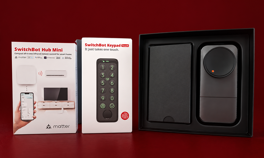 | 20 Best Smart Locks for Every Budget Compact smart door lock set shown with black and white retail box packaging