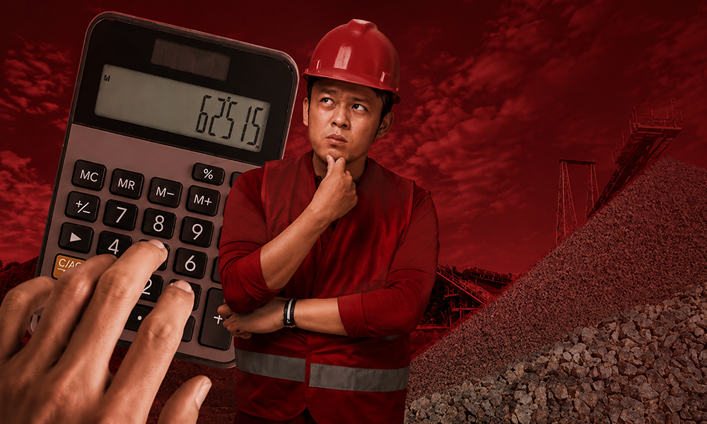 Construction cost calculation scene featured by Brand ClickX.