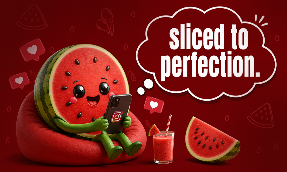 | 250+ Watermelon Puns That Are One in a Melon A cute watermelon illustration with the text "Addicted to perfection."