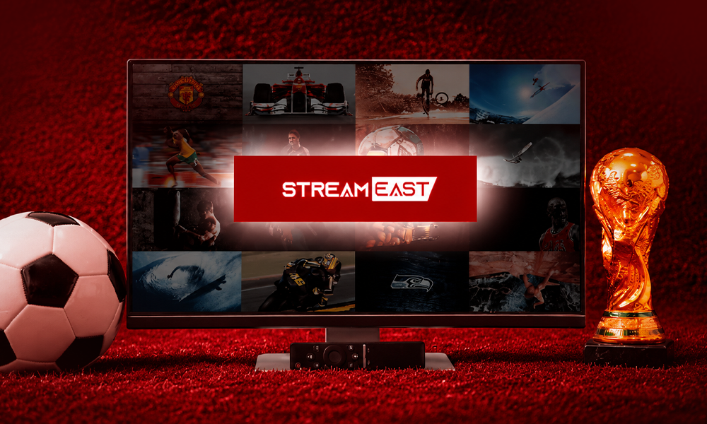 | Best StreamEast Alternative in 2026: Safe Sports Options Sports content display screen featuring the Brand ClickX logo.
