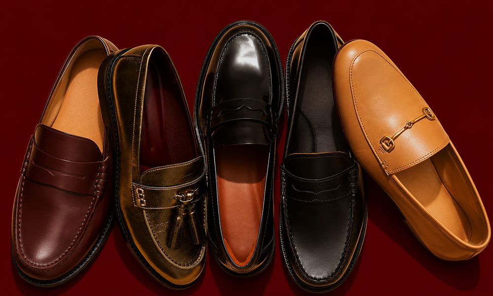 | Penny Loafers: The Complete Buying Guide, Styling Tips & Best Picks (2026) Selection of different styles of men's formal leather shoes.