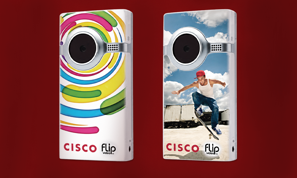 Two branded promotional items displayed side-by-side.