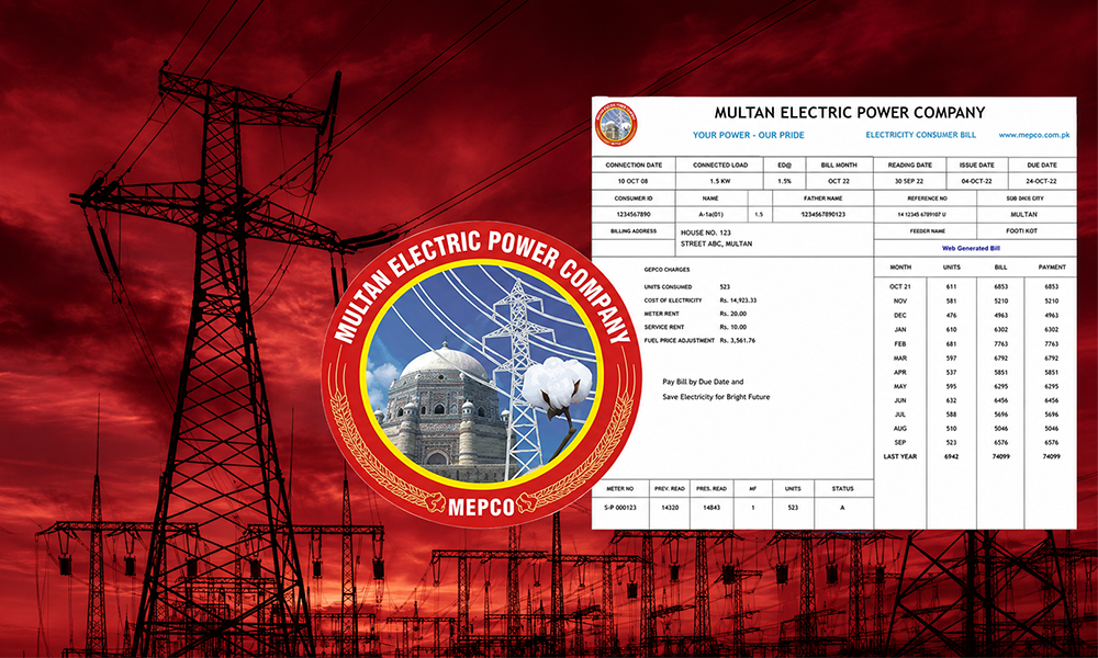 Download a Duplicate MEPCO Bill (D-Bill)
