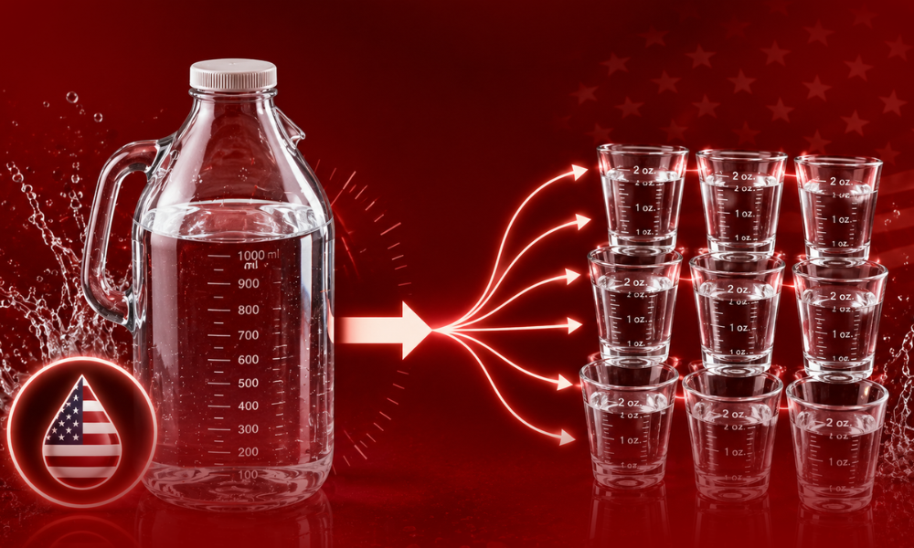 Liters to cups and teaspoons kitchen measurement conversion