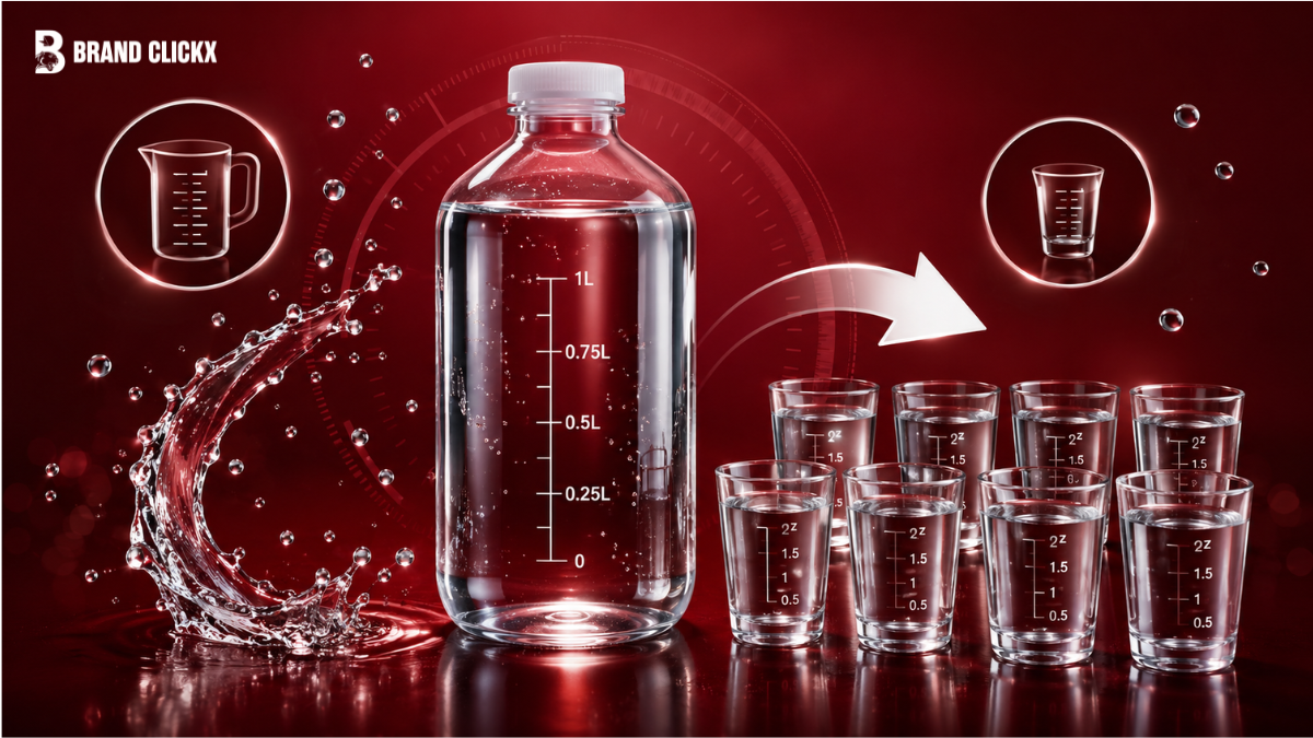 Liters to fluid ounces conversion measurement guide
