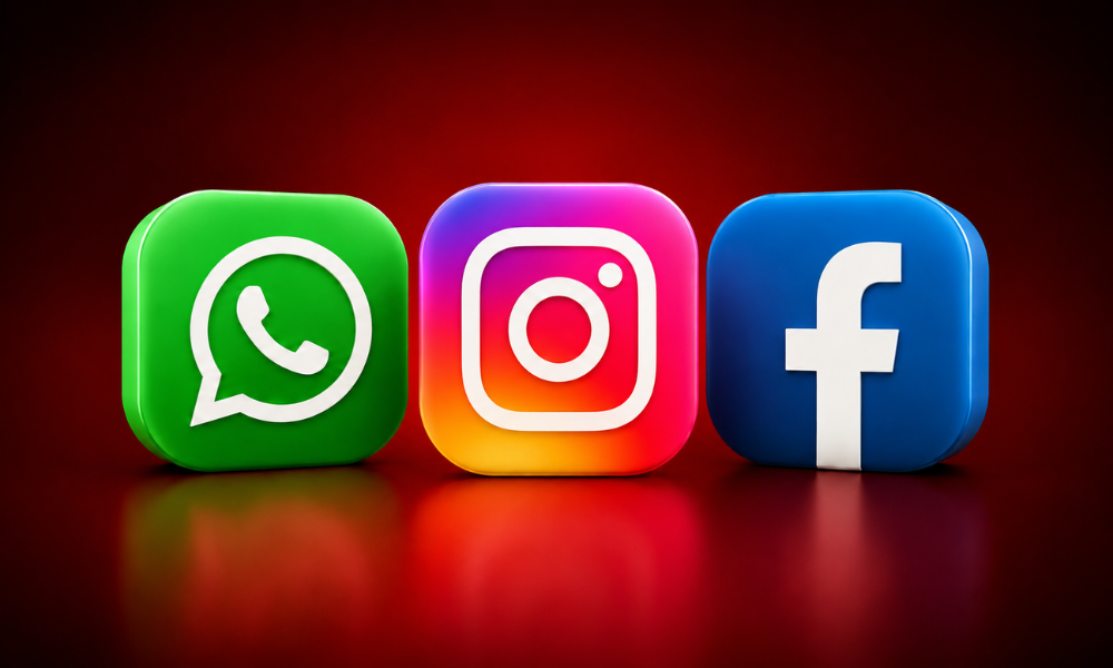 Facebook, Instagram, and WhatsApp