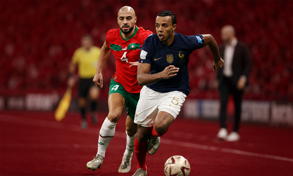 | Paraguay vs France: Mbappé Penalty Sends France to Quarter-Finals Paraguay players maintaining a disciplined 5-3-2 back-line formation to absorb attacking pressure from France