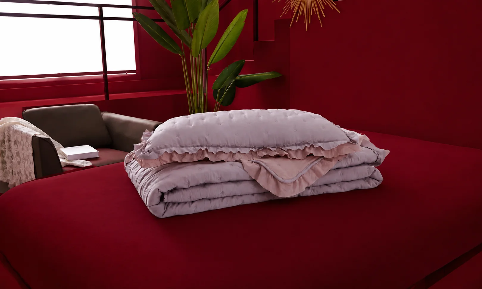 Crisp, clean, and freshly laundered bed linens