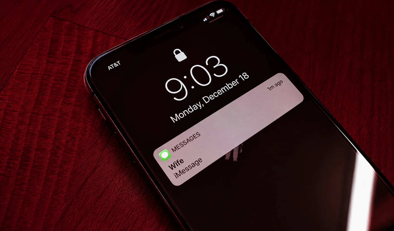 Unplugging and relaxing with no phone notifications
