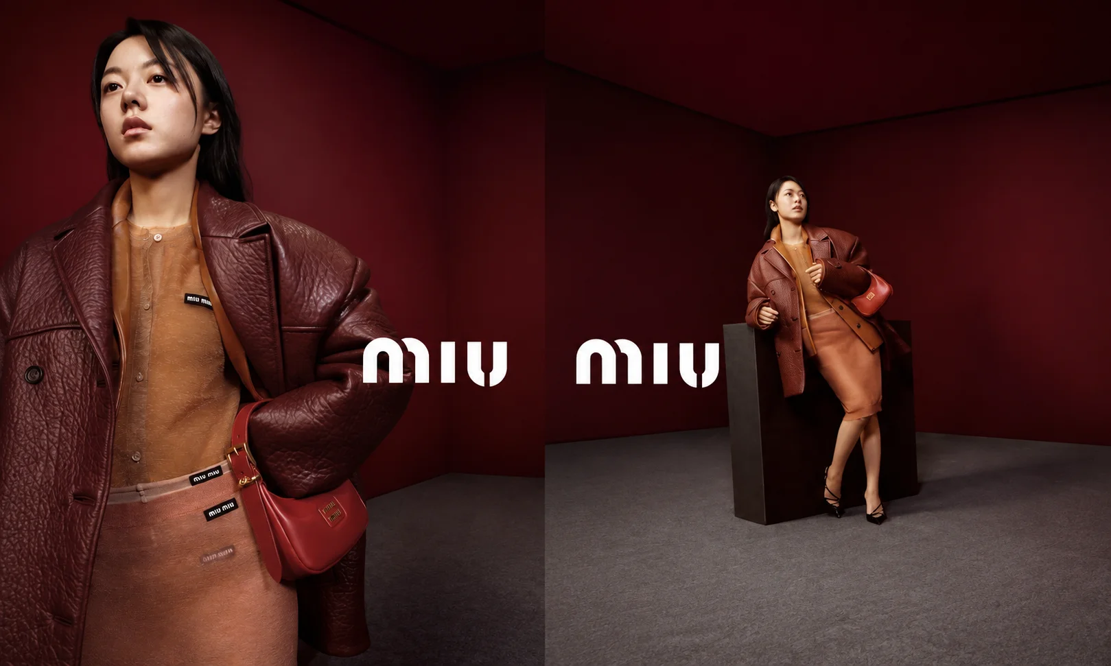 A Miu Miu boutique storefront environment.