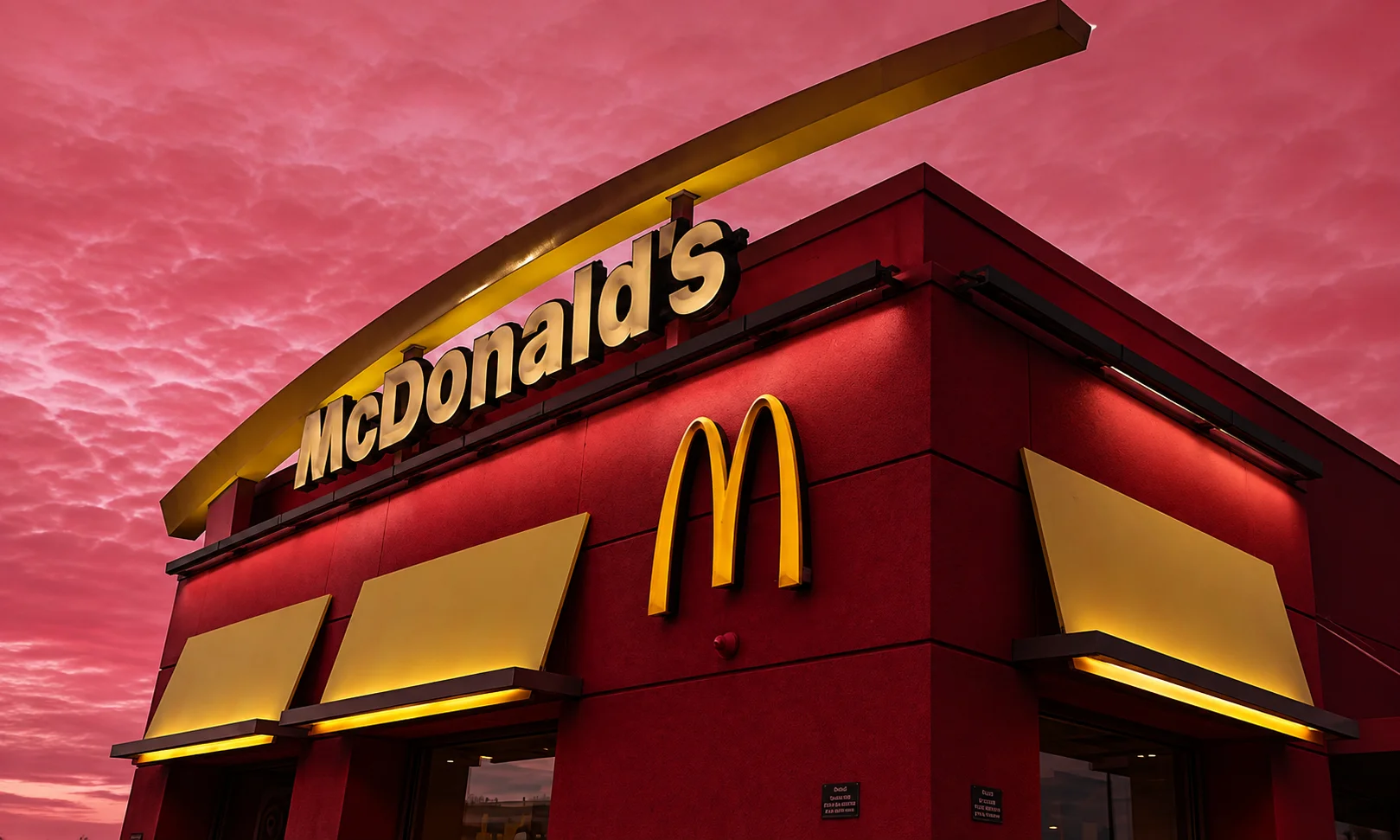 McDonald's restaurant storefront and branding