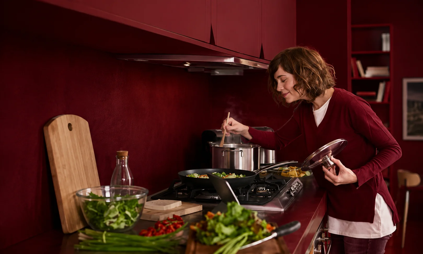 Preparing a delicious meal with care and attention