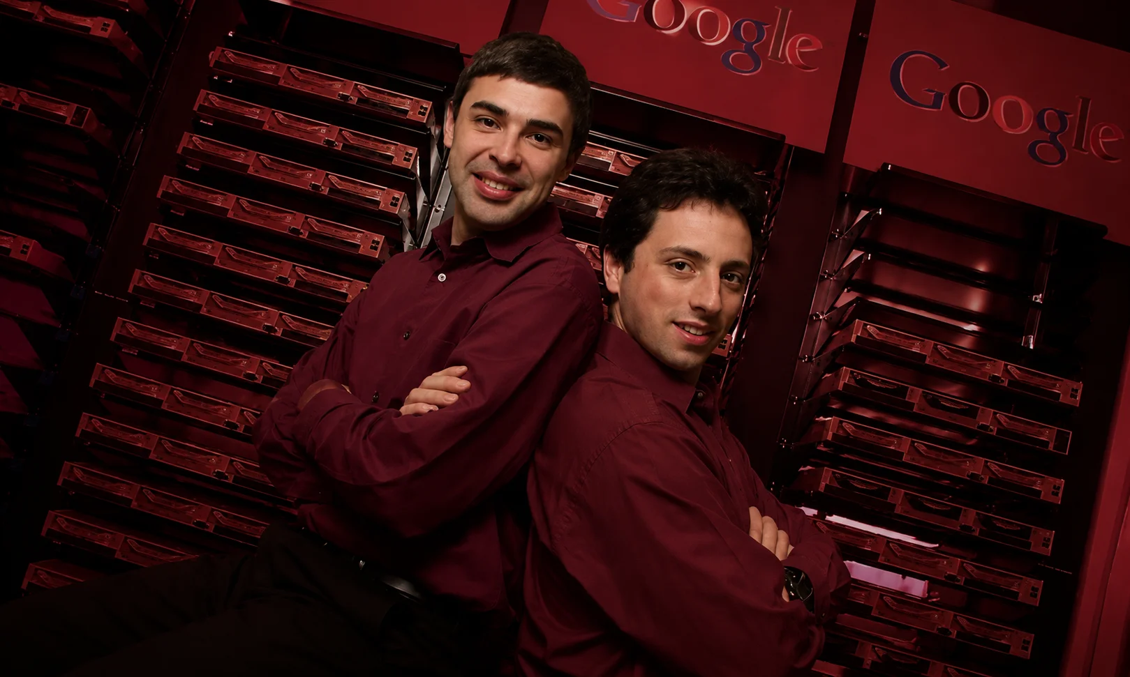| How the World's Richest People Built Their Fortunes A piece highlighting the founders of Google, Larry Page and Sergey Brin.