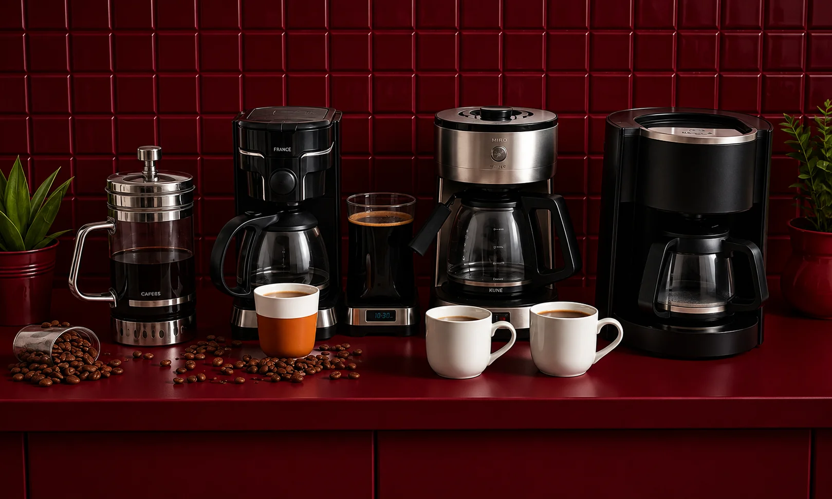 High-capacity coffee maker for large families