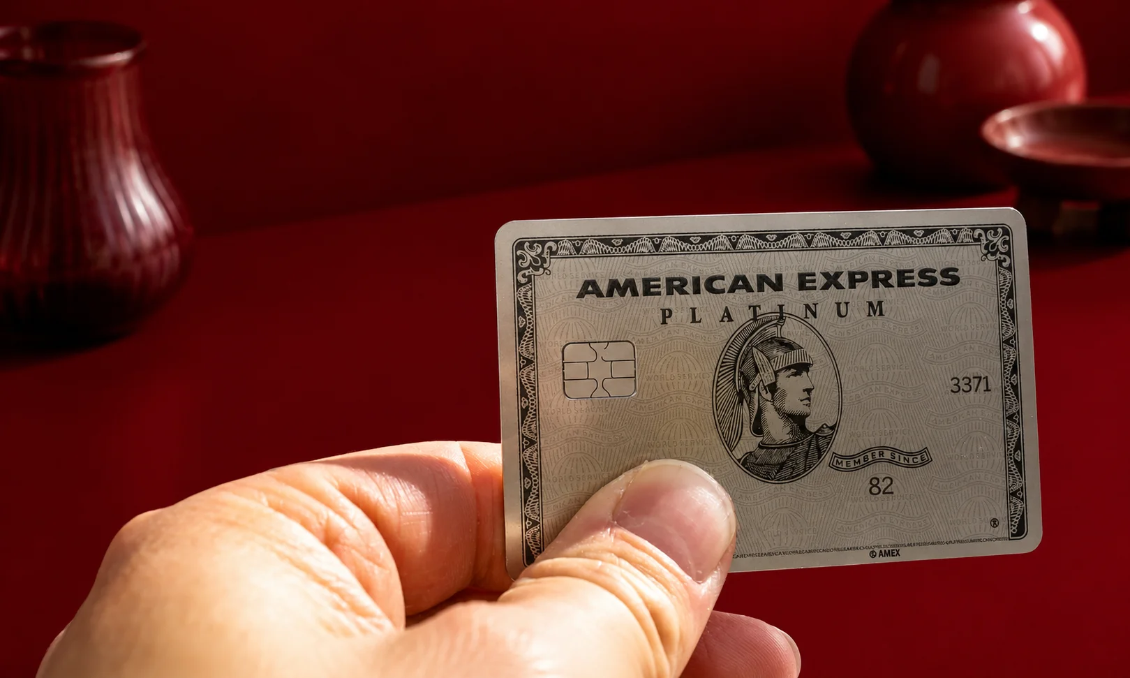 American Express Platinum Card highlighting luxury airport lounge access and hotel benefits