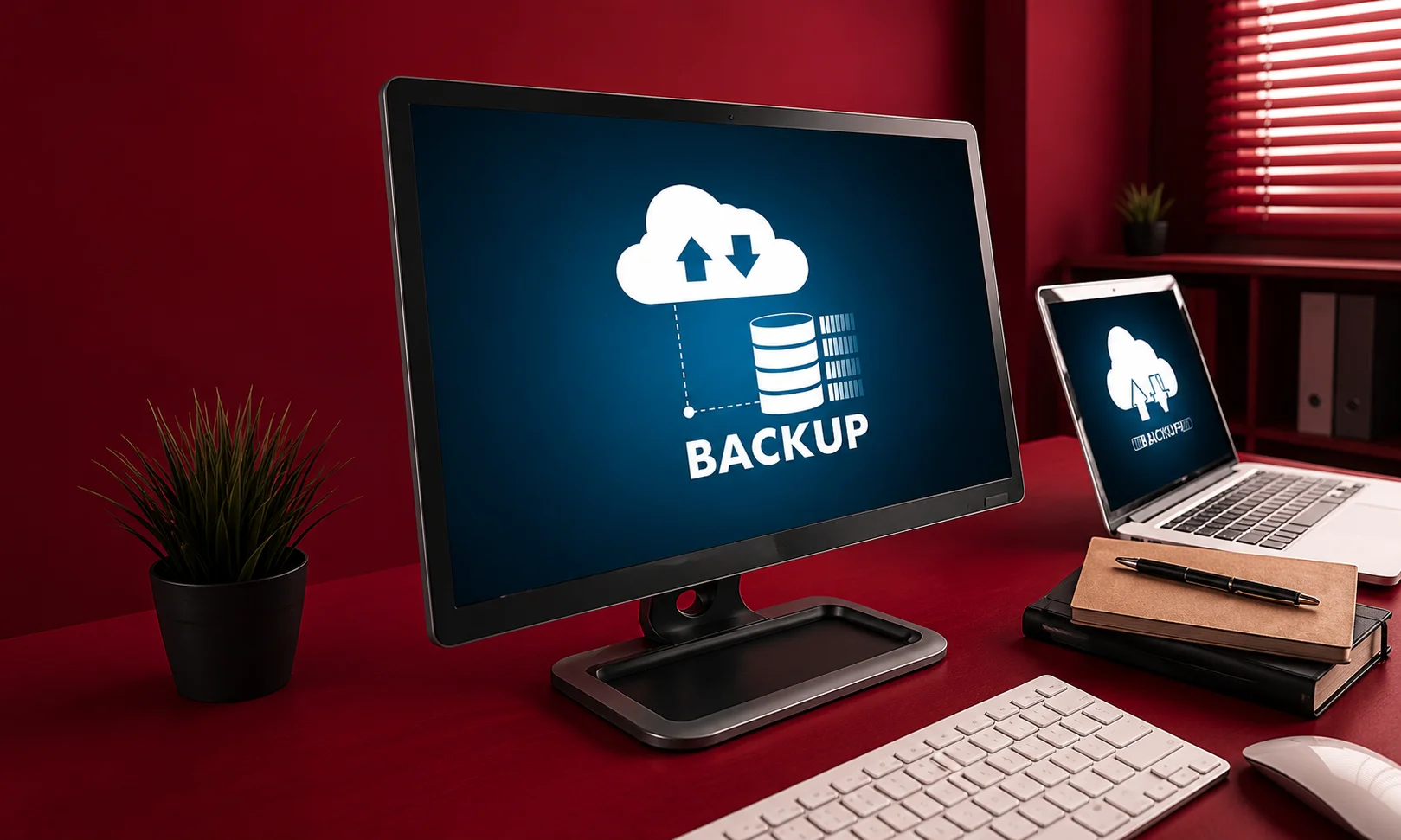 Instructions or recommendations on backing up critical data prior to repair.