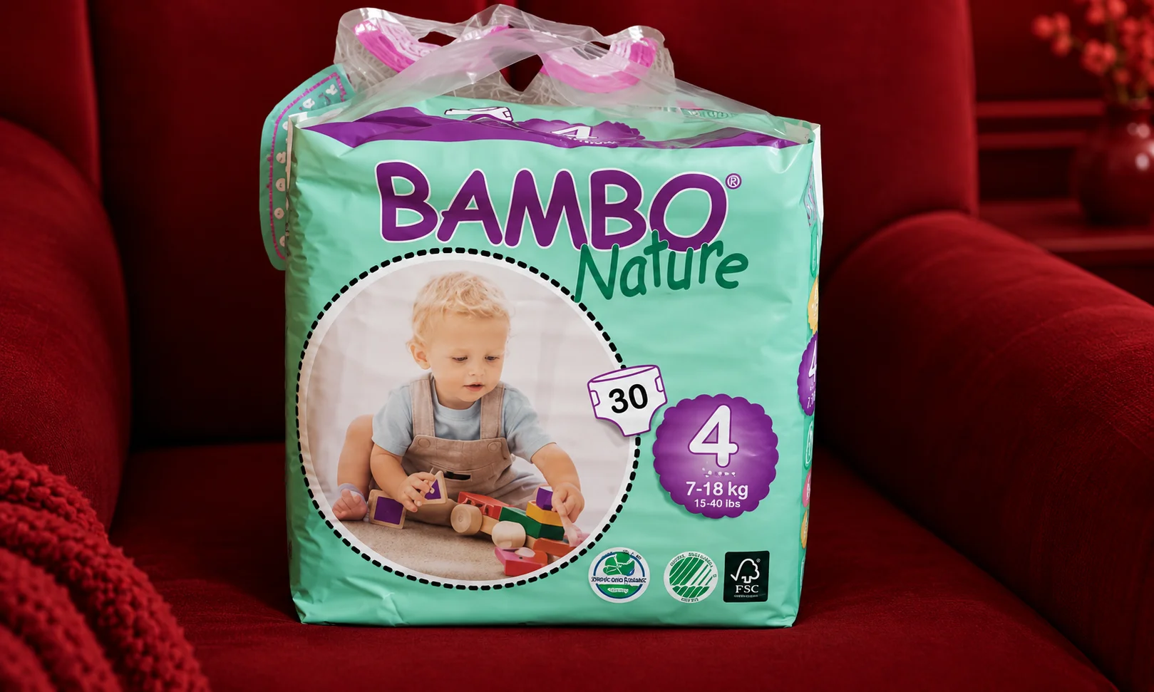 Hypoallergenic and skin-friendly design of Bambo Nature