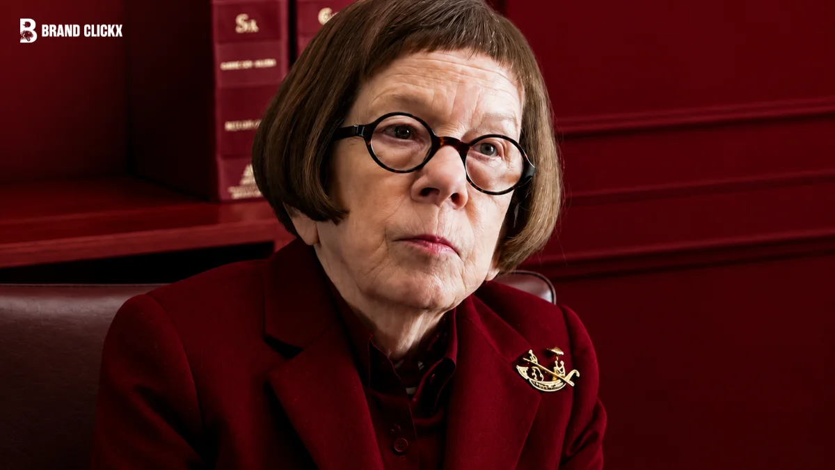 Portrait of a person in a red jacket displayed against a rich red ambient backdrop.