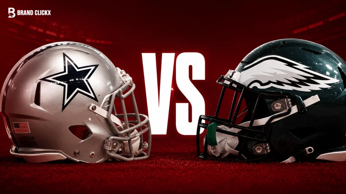 Cowboys vs Eagles A graphic breakdown comparing the two NFL franchise teams, their stats, and historical encounters.