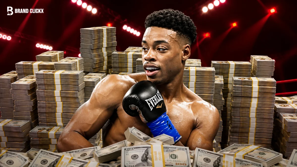 A financial breakdown examining Errol Spence's net worth and earnings.