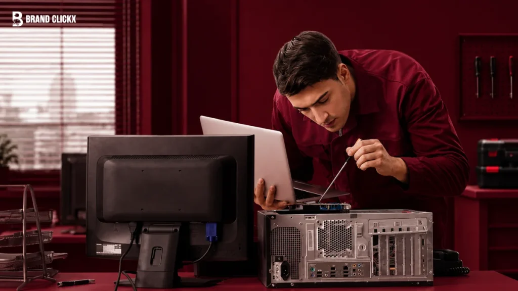A featured guide or overview focusing on computer repair.