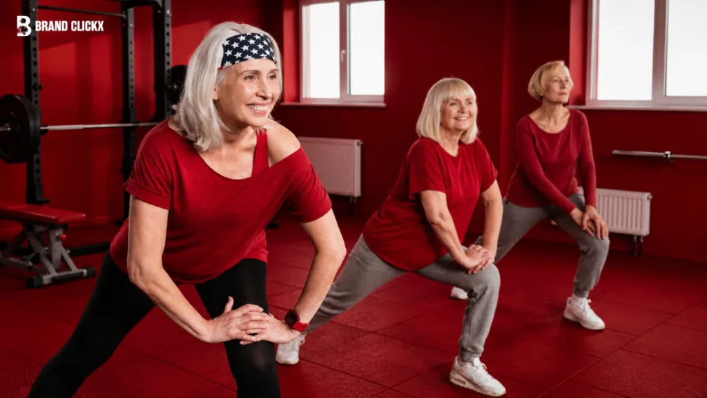 FEATURE GYM Comprehensive fitness gym equipment setup showcasing dumbbells, bench, and cardio workout gear